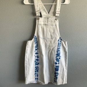 Jean overalls dress